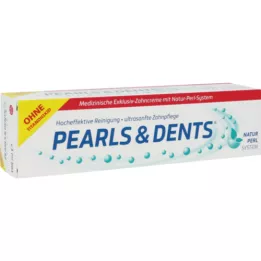PEARLS &amp; DENTS Ekskluzivna zobna pasta brez titanovega dioksida, 100 ml