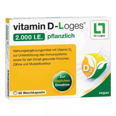 vitamin D-Loges 2.000 mednarodnih enot zelenjave (60 kosov) vitamin D-Loges 2.000 mednarodnih enot zelenjave (60 kosov)
