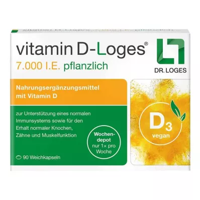 VITAMIN D-LOGES 7.000 I.U. zeliščno tedensko skladišče, 90 kosov VITAMIN D-LOGES 7.000 I.U. zeliščno tedensko skladišče, 90 kosov