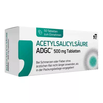 Acetilsalicilna kislina ADGC 500 mg tablete (50 kosov)