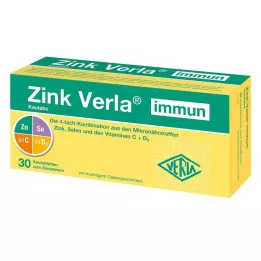 ZINK VERLA Imunske žvečljive tablete, 30 kosov