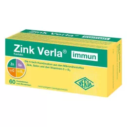 ZINK VERLA Imunske žvečljive tablete, 60 kosov
