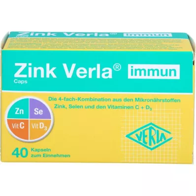 ZINK VERLA Imunske kapsule, 40 kapsul