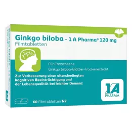 GINKGO BILOBA-1A Pharma 120 mg filmsko obložene tablete, 60 kosov