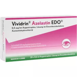 VIVIDRIN Azelastin EDO 0,5 mg/ml oftalmološka raztopina v EDP, 20X0,6 ml