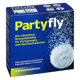 PARTYFLY Šumeče tablete, 4 kosi