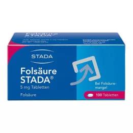 FOLSÄURE STADA 5 mg tablete, 100 kosov