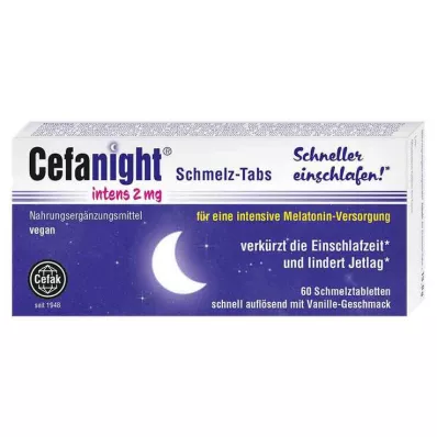 Cefanight intens 2 mg topljive tablete, 60 kos Cefanight intens 2 mg topljive tablete, 60 kos