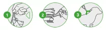 Instructions for use for FRONTLINE COMBO proti klopom, bolham pri psih L (20-40 kg), 3 kom - 4