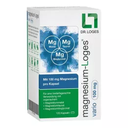 MAGNESIUM-LOGES vario 100 mg kapsule, 120 kosov