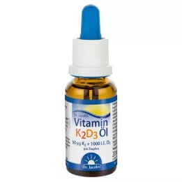 VITAMIN K2D3 olje Dr. Jacobs, 20 ml