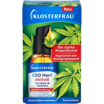 KLOSTERFRAU CBD Konopljino aktivno olje, 50 ml