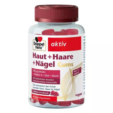 Doppelherz Gume za kožo + lase + nohte, 60 kos Doppelherz Gume za kožo + lase + nohte, 60 kos