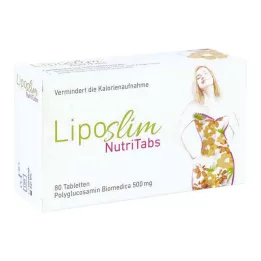 LIPOSLIM Tablete NutriTabs, 80 kosov