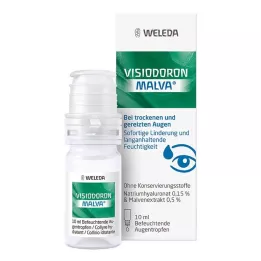 VISIODORON Kapljice za oči Malva, 10 ml