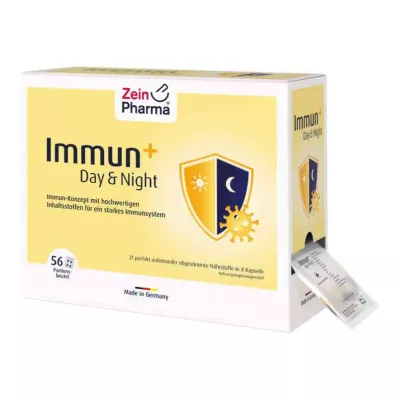 IMMUN+ DAY & vrečke z nočnimi kapsulami za 28 dni, 56X4 kosov IMMUN+ DAY & vrečke z nočnimi kapsulami za 28 dni, 56X4 kosov