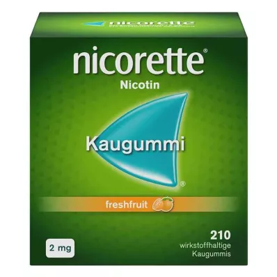 nicorette žvečilni gumi freshfruit, 2 mg nikotina, 210 kosov nicorette žvečilni gumi freshfruit, 2 mg nikotina, 210 kosov