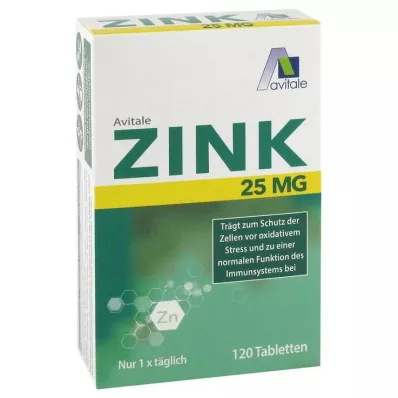 ZINK 25 mg tablete, 120 kosov ZINK 25 mg tablete, 120 kosov