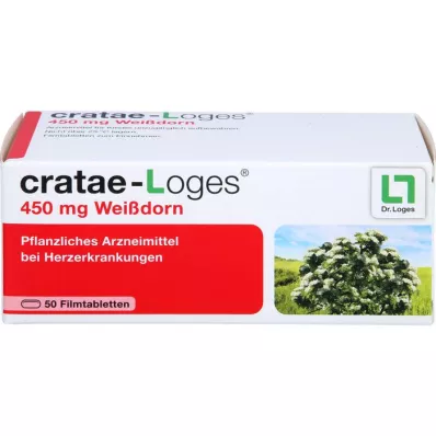 CRATAE-LOGES 450 mg filmsko obložene tablete gloga, 50 kosov