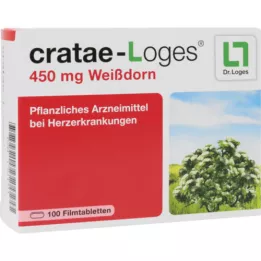 CRATAE-LOGES 450 mg filmsko obložene tablete gloga, 100 kosov