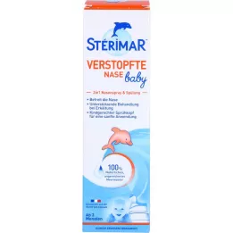 STERIMAR Pršilo za nos za zamašen nos pri otrocih od 3. meseca starosti, 100 ml