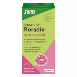 FLORADIX Iron Folic Acid Tablets, 84 kapsul