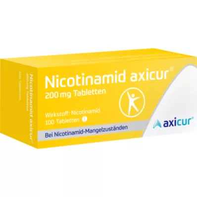 NICOTINAMID axicur 200 mg tablete, 100 kosov