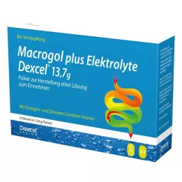 MACROGOL plus Elektroliti Dexcel 13,7 g PLE, 10 kosov
