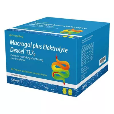 Makrogol plus elektroliti Dexcel 13,7 g Ple, 50 kos