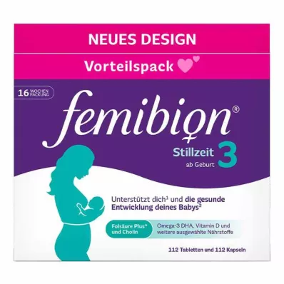 FEMIBION 3 Kombinacija za dojenje, 2X112 kosov