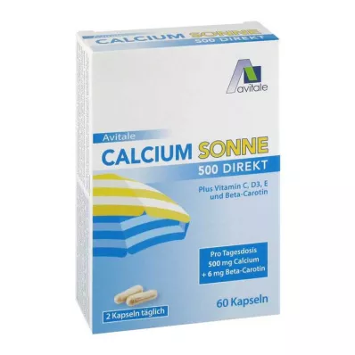 Calcium Sun 500 kapsul, 60 kos