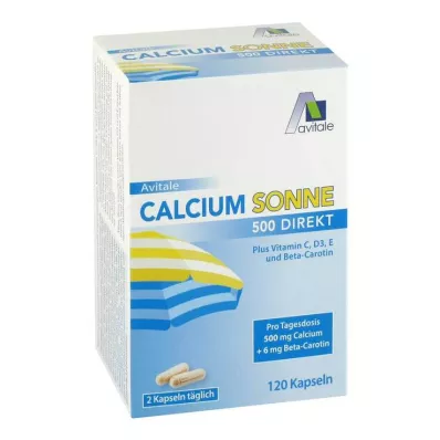 Calcium Sun 500 kapsul, 120 kosov Calcium Sun 500 kapsul, 120 kosov