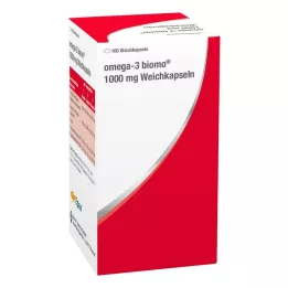 OMEGA-3 BIOMO 1000 mg mehke kapsule, 100 kosov