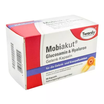 Mobiakut glukozamin &amp; hialuronske kapsule za sklepe, 90 kos