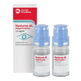 HYALURON AL Kapljice za oči 1,5 mg/ml, 2X10 ml