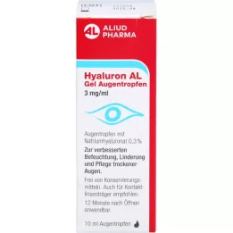 HYALURON AL Gel kapljice za oči 3 mg/ml, 1X10 ml