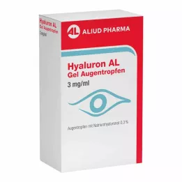 HYALURON AL Gel kapljice za oči 3 mg/ml, 2X10 ml