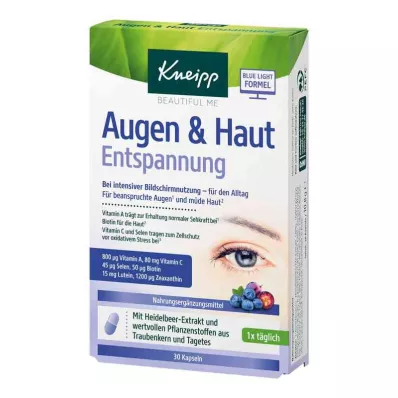 Kneipp Eyes &amp; Kapsule za sprostitev kože (30 kosov)