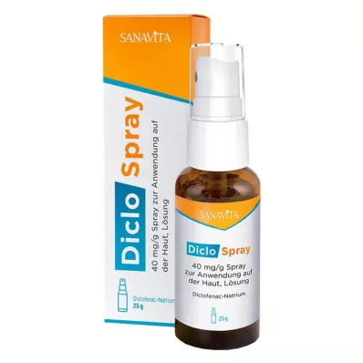 DicloSpray 40 mg/g za uporabo na koži, 25 g DicloSpray 40 mg/g za uporabo na koži, 25 g