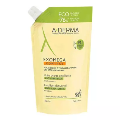 Polnilo za olje za tuširanje A-derma Exomega Control (500 ml) Polnilo za olje za tuširanje A-derma Exomega Control (500 ml)