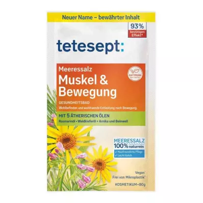 Tetesept Sea Salt Muscle & Movement (80 g) Tetesept Sea Salt Muscle & Movement (80 g)