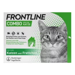 FRONTLINE Combo Spot on cat raztopina za nanos na kožo, 6 kosov