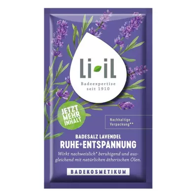 LI-IL Kopalna sol sivka calm+relaxation, 80 g