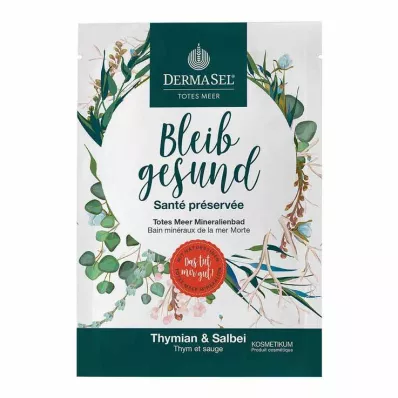 DERMASEL Kristali za kopel iz Mrtvega morja Ostanite zdravi, 60 g