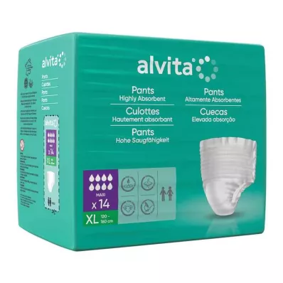 Inkontinenčne hlače Alvita maxi xl, 14 kos Inkontinenčne hlače Alvita maxi xl, 14 kos