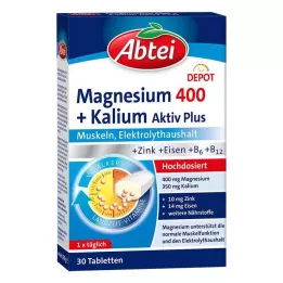 ABTEI Magnezij 400+kalij tablete, 30 kapsul