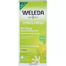 WELEDA Citrus Fresh Deo Spray steklenička za ponovno polnjenje, 200 ml