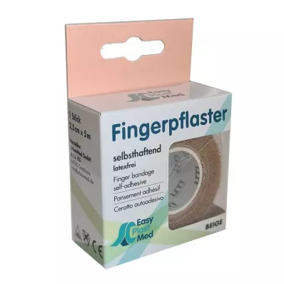 UM Easyplast prstni obliž lastne izdelave 2,5 cmx5 m bež, 1 kos