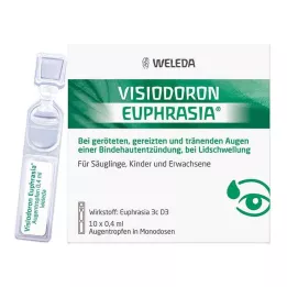 VISIODORON Euphrasia kapljice za oči, 10X0,4 ml