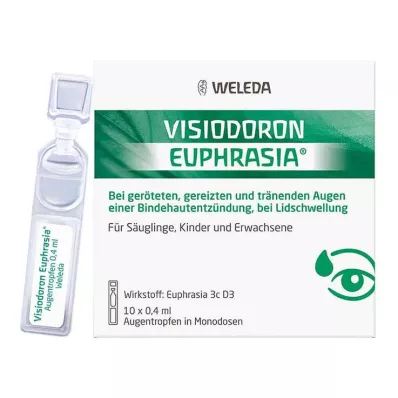 Visiodoron Euphrasia kapljice za oko v monoodmerkih, 10X0,4 ml